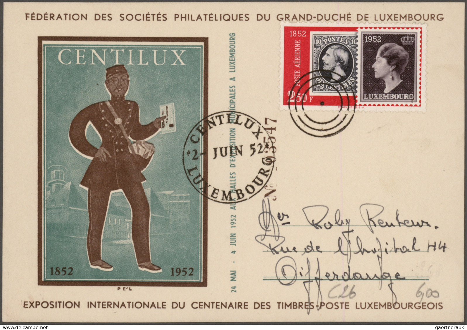 Luxembourg: 1920/2010 (ca.), Holding Of 2.000+ Covers/cards, Comprising Commerci - Other & Unclassified