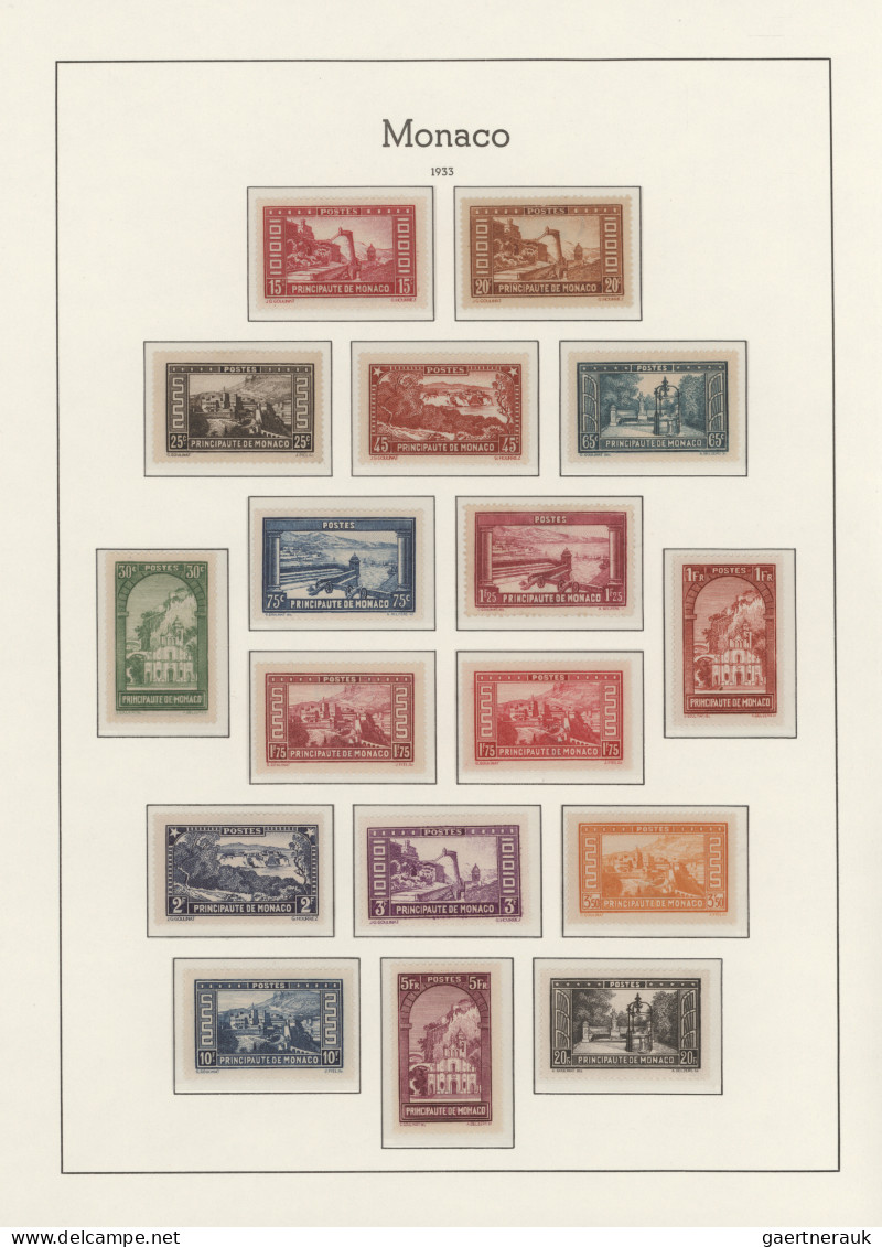 Monaco: 1885/1990, A Decent, Almost Exclusively Mint Collection In Three Lightho - Gebraucht