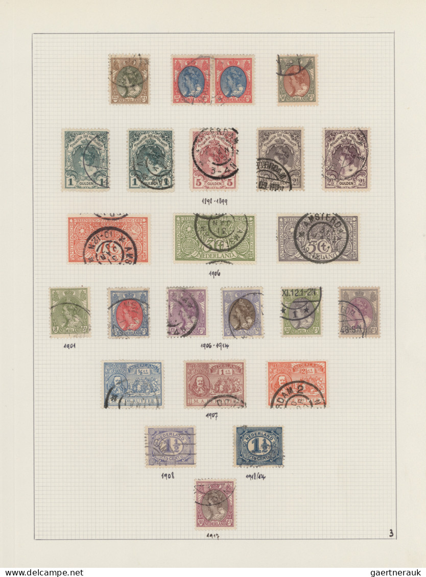 Netherlands: 1852 - 1983, Used And Unused Collection On Sheets And Mint 1966 - 1 - Sonstige & Ohne Zuordnung