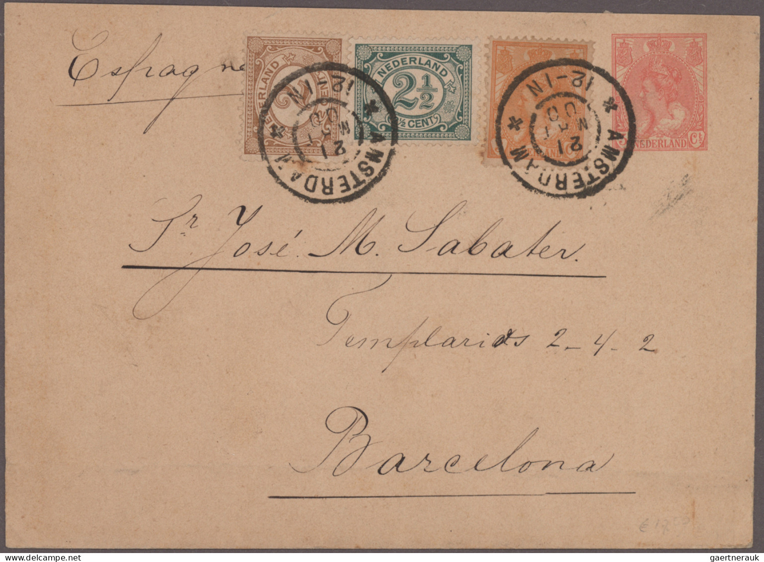 Netherlands: 1886/1948 Group Of 9 Covers, A Picture Postcard And Postal Statione - Covers & Documents