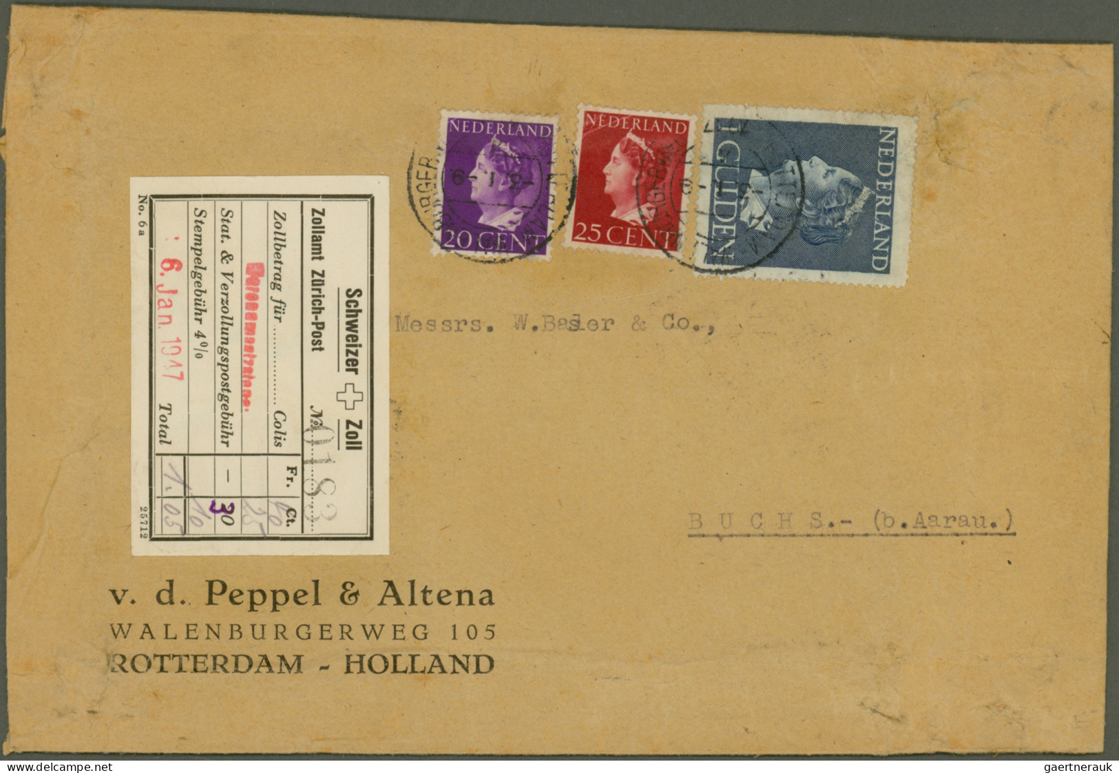 Netherlands: 1906/1984, Assortment Of Apprx. 82 Covers/cards, Comprising E.g. At - Briefe U. Dokumente