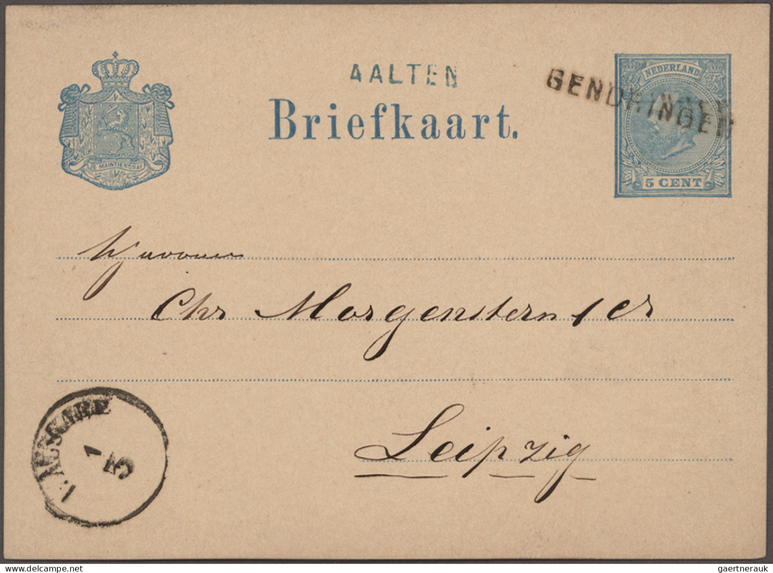 Netherlands - postal stationery: 1873/1964 (ca.), assortment of apprx. 66 used/u