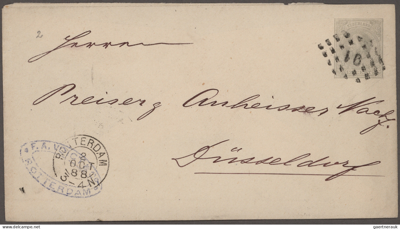 Netherlands - postal stationery: 1873/1964 (ca.), assortment of apprx. 66 used/u