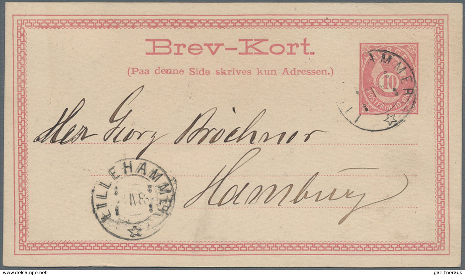 Norway - Postal Stationery: 1880-1980 (c.): About 250 Postal Stationery Items, M - Postal Stationery