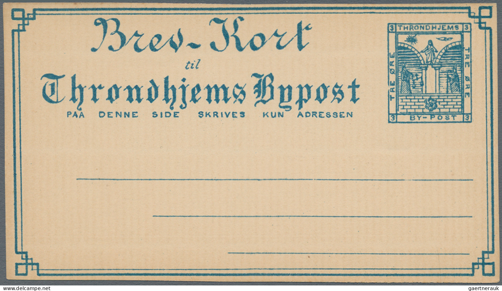 Norway - Postal Stationery: 1880-1980 (c.): About 250 Postal Stationery Items, M - Postal Stationery