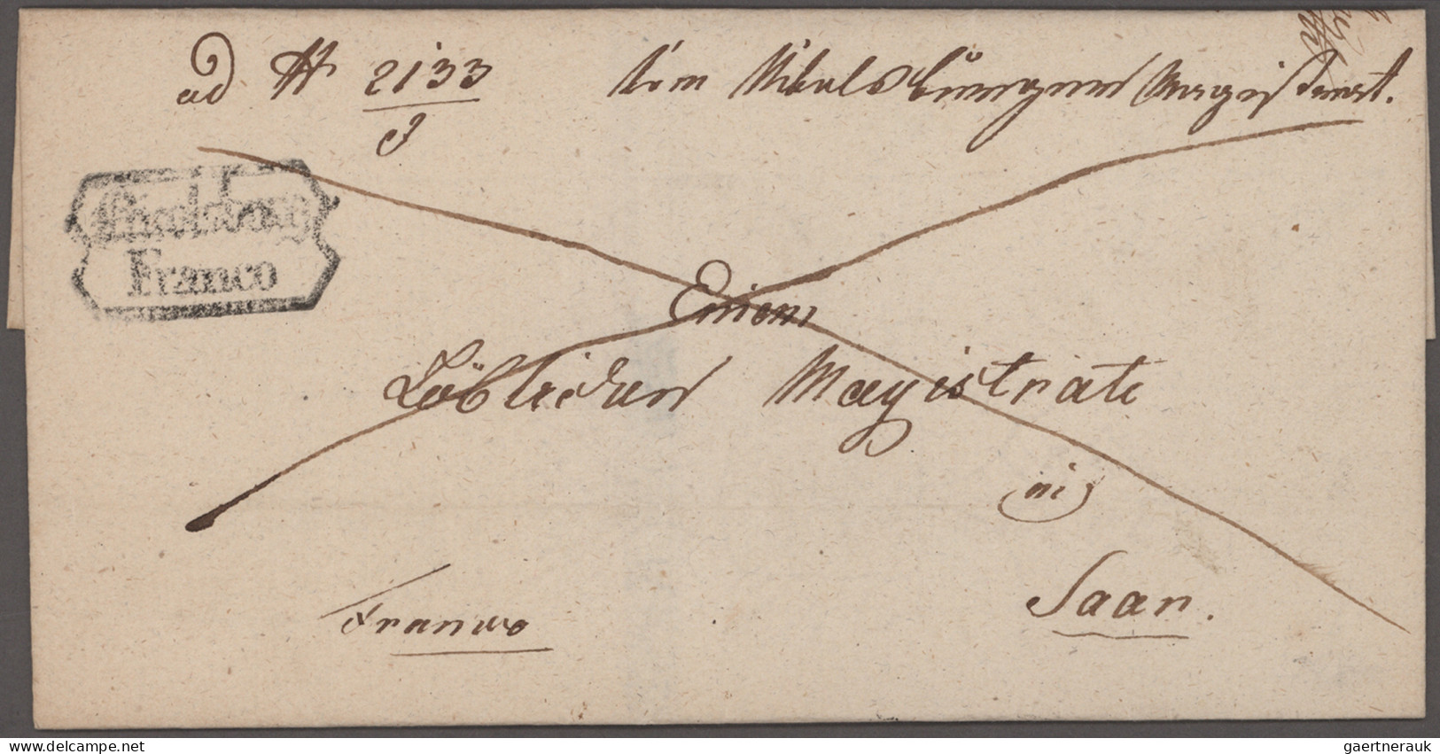 Österreich - Vorphilatelie: 1780 Ab Ca., Interessante Partie Mit Ca.90 Belegen, - ...-1850 Prephilately