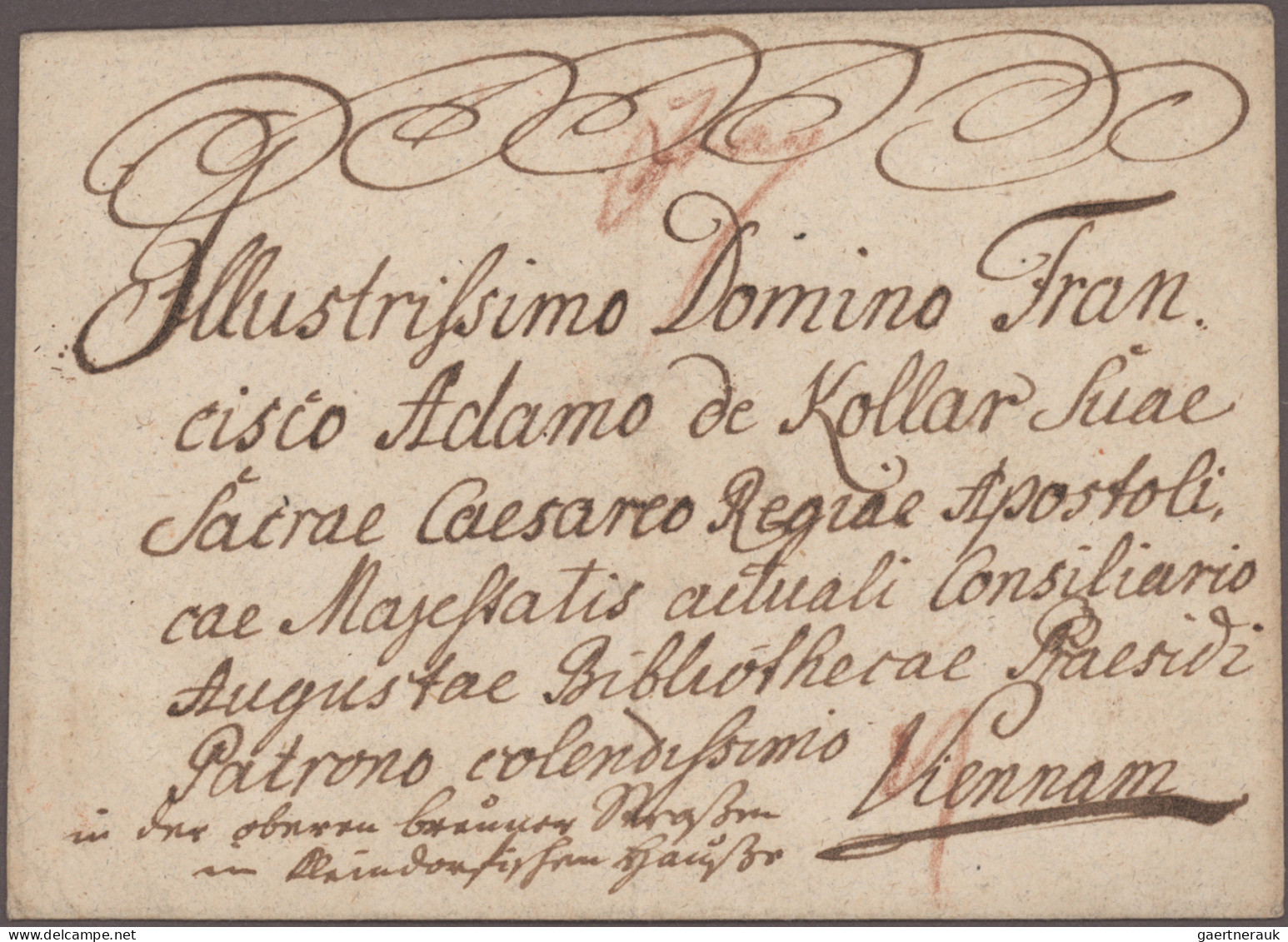 Österreich: 1584/1785, Zusammenstellung von 21 Belegen, alles frühe Daten, mit t