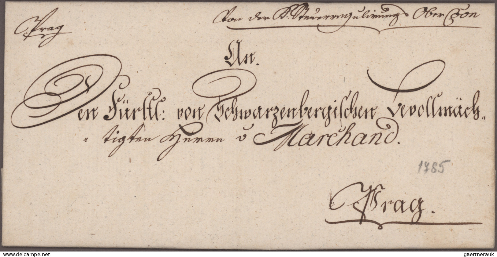 Österreich: 1584/1785, Zusammenstellung von 21 Belegen, alles frühe Daten, mit t