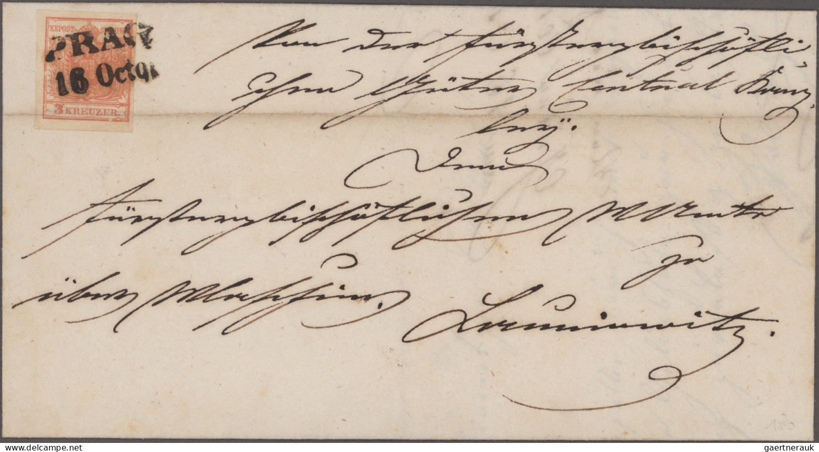 Österreich: 1850/1852, Lot Von 7 Frankierten Briefen, Dabei 4 Belege Mit Verwend - Sammlungen