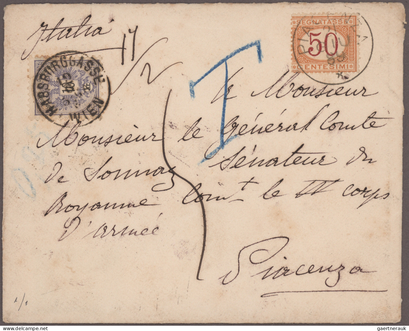 Österreich: 1850/1935 Ca., Interessante Partie Mit Ca.25 Belegen, Zumeist Monarc - Collections