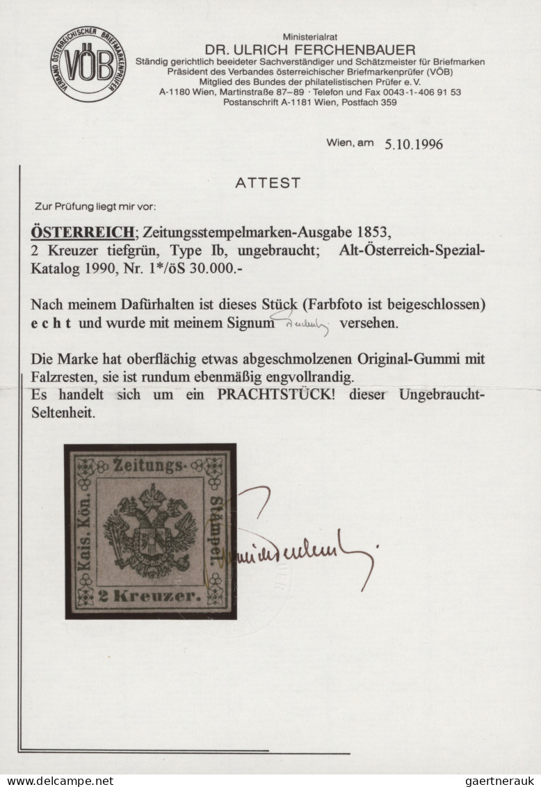 Österreich: 1851-1918, Umfangreiche Sammlung In 3 Alben, Gemischt Gesammelt, Mei - Collections