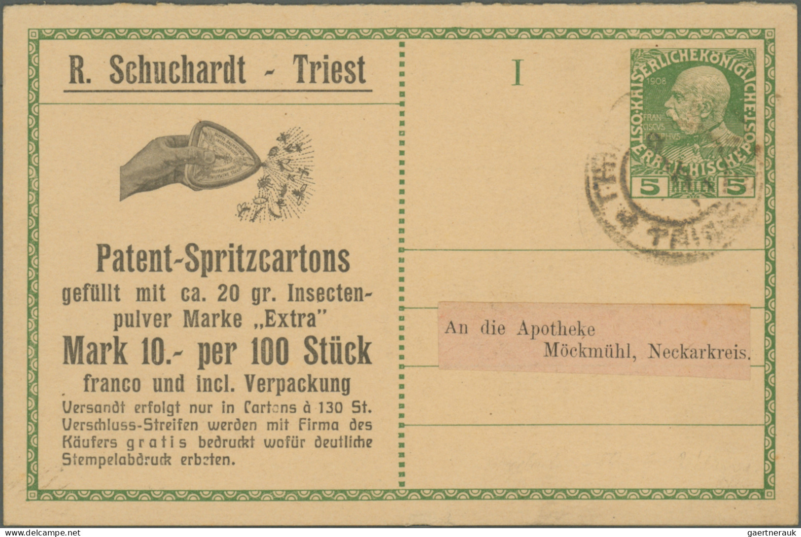 Österreich: 1862/1953, Vielseitige Kleine Sammlung Von 44 Briefen Und Karten, Da - Collections