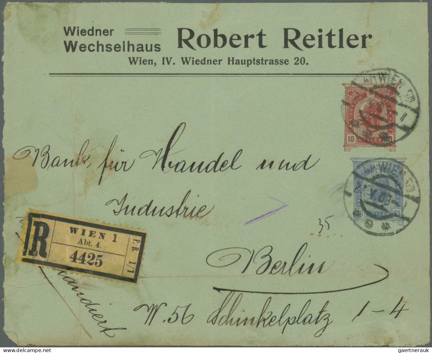 Österreich: 1862/1953, Vielseitige Kleine Sammlung Von 44 Briefen Und Karten, Da - Collections