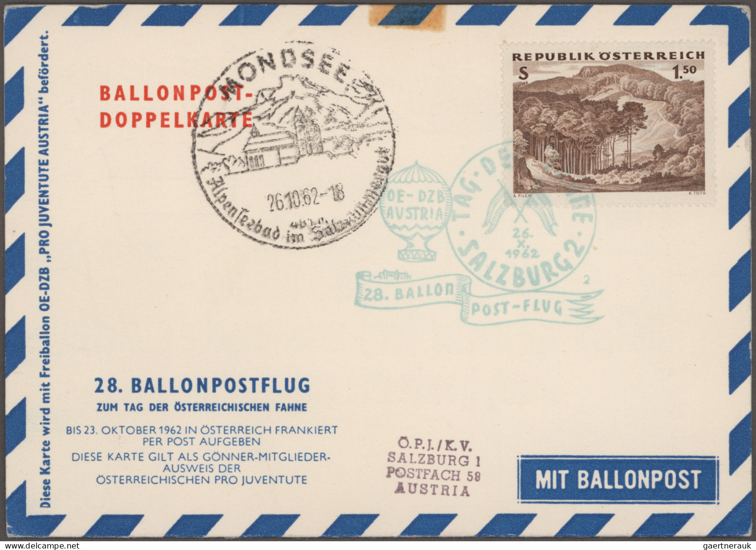 Österreich: 1875/1990 (ca.), Umfangreicher Posten Von Ca. 580 Briefen Und Karten - Collections