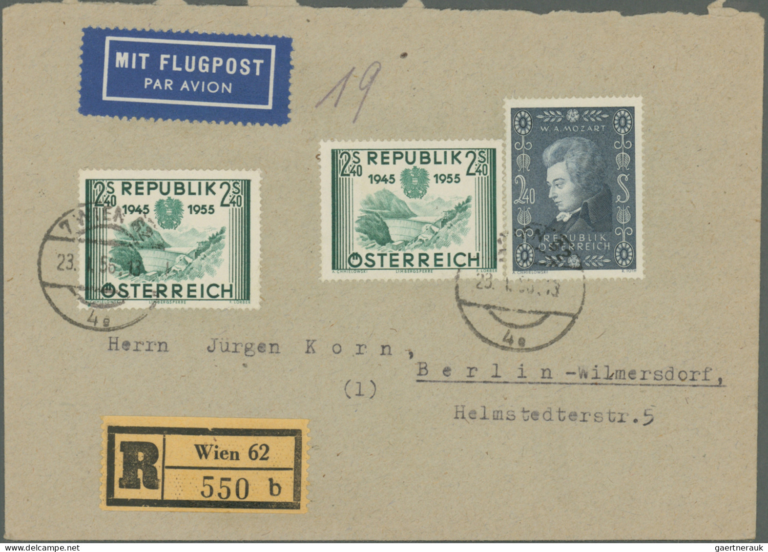 Österreich: 1880/1990 (ca.), vielseitige Partie von ca. 330 Briefen und Karten,