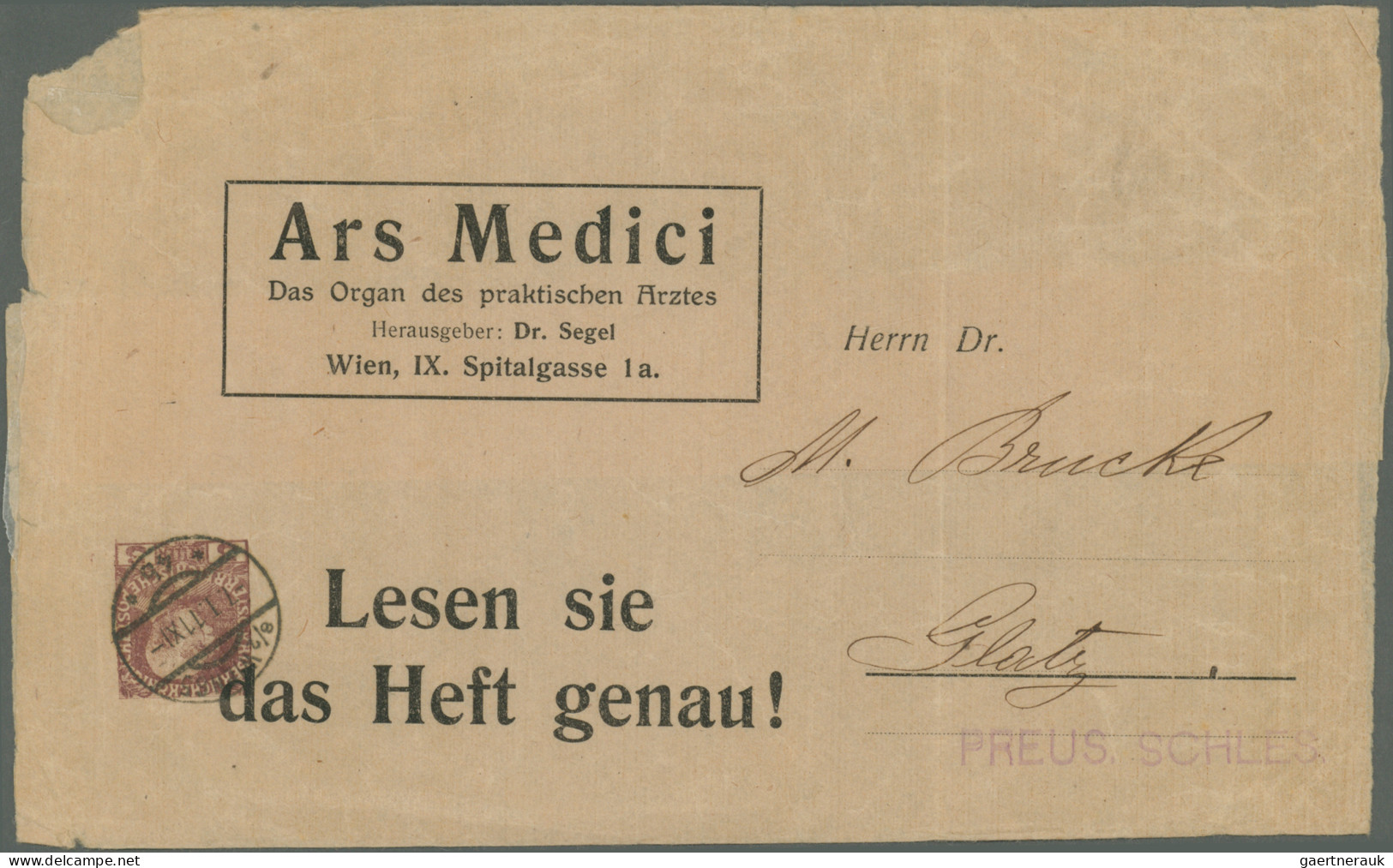 Österreich: 1880/1990 (ca.), vielseitige Partie von ca. 330 Briefen und Karten,