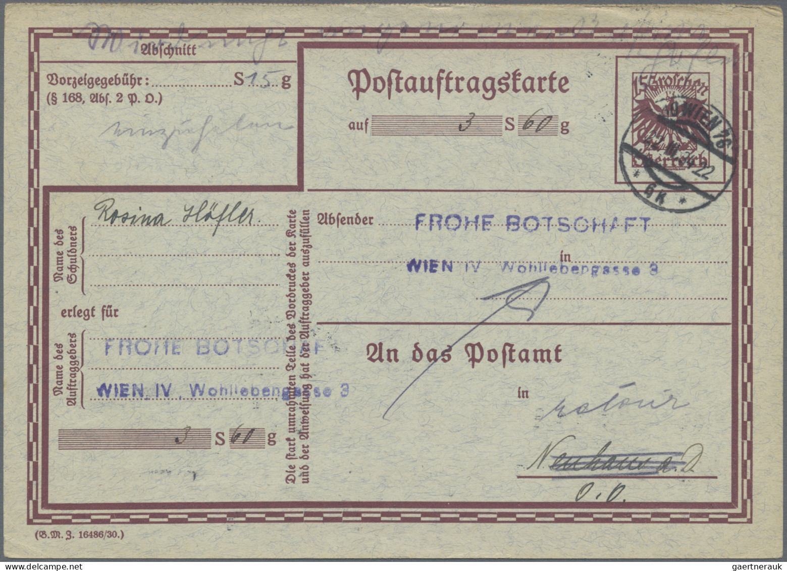 Österreich: 1896/1962, Vielseitige Sammlung Von 73 Mittleren Und Besseren Belege - Verzamelingen