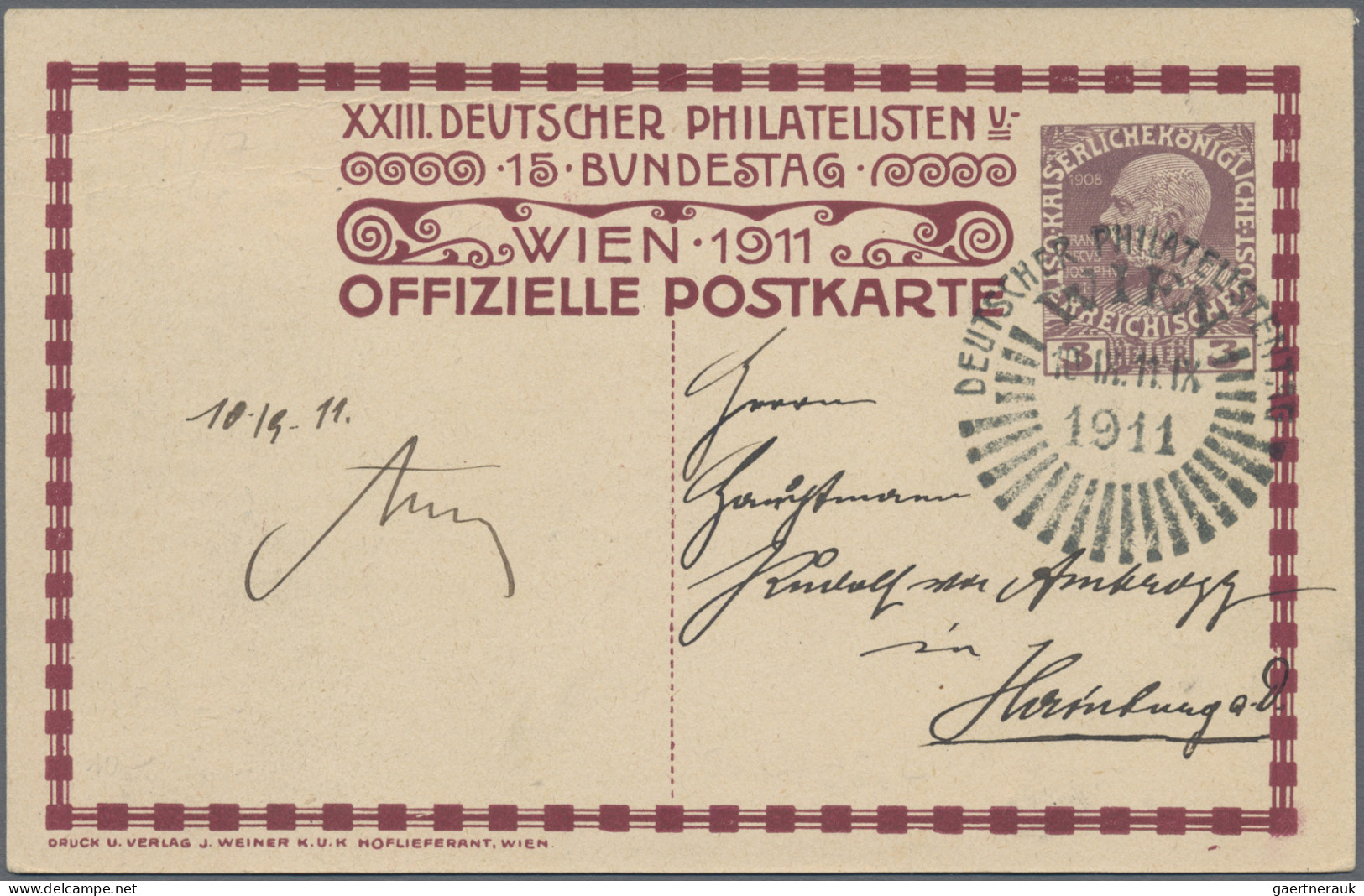 Österreich: 1896/1962, vielseitige Sammlung von 73 mittleren und besseren Belege