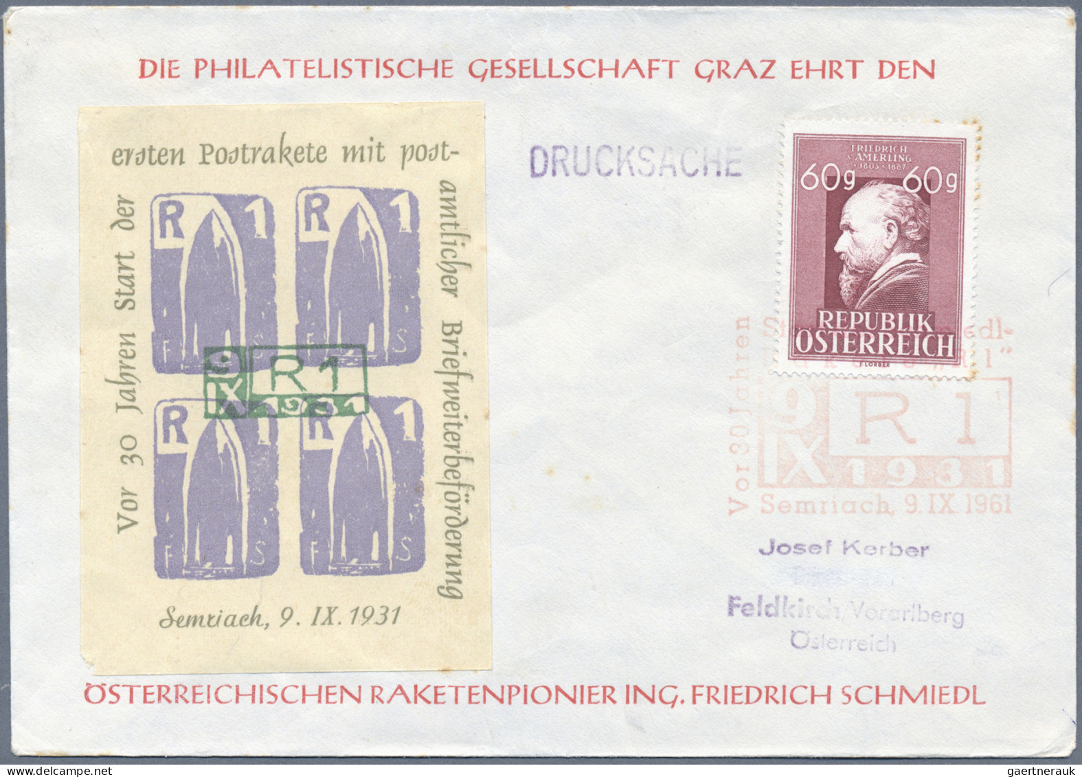 Österreich: 1900/1980 (ca.), vielseitige Partie von ca. 230 Briefen und Karten,