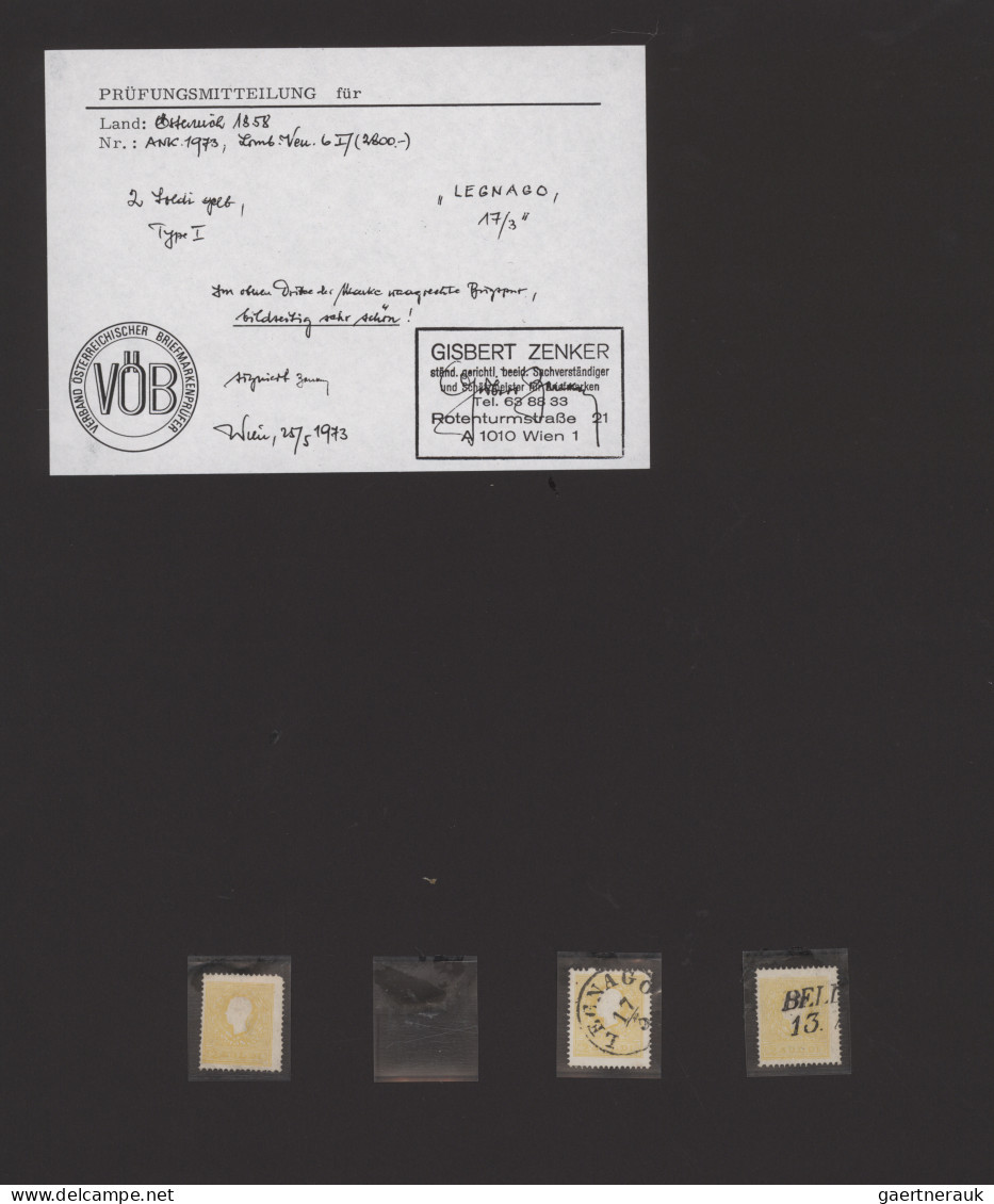 Österreich - Lombardei und Venetien: 1850-1864, umfangreiche Sammlung schön illu