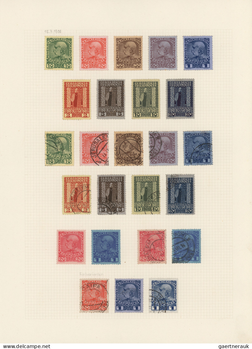 Österreichische Post in der Levante: 1867/1914, Post in der Levante/auf Kreta, s