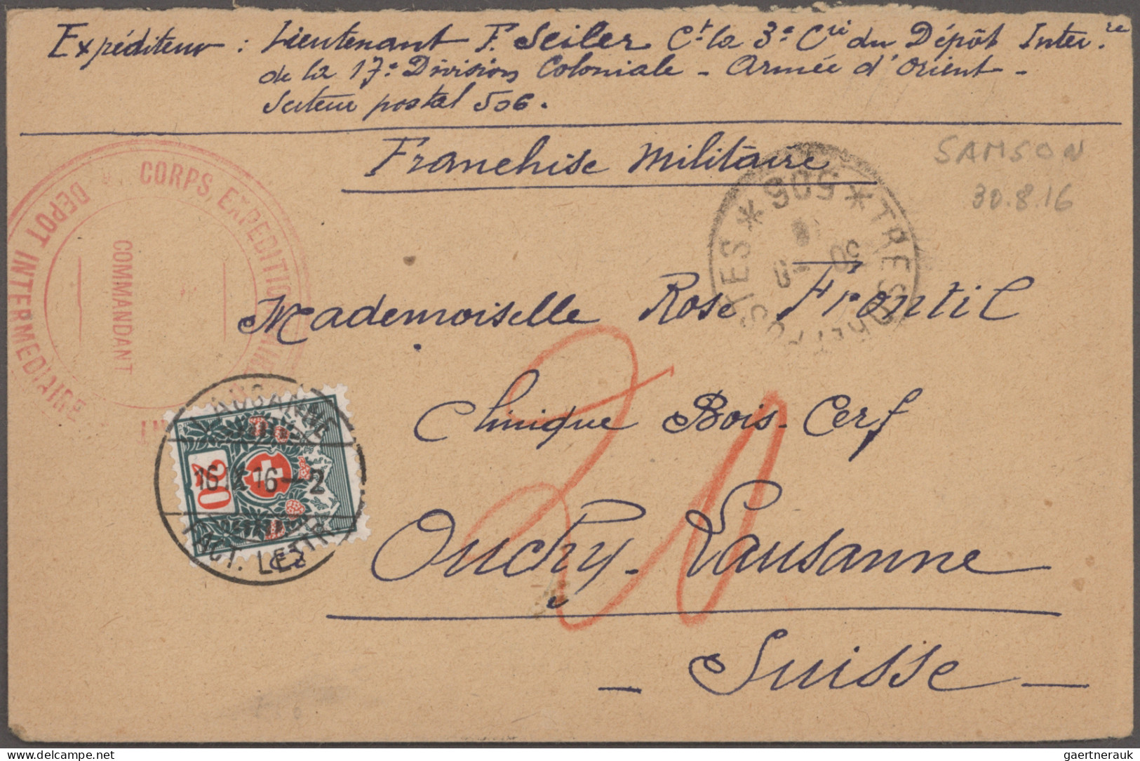 Österreichische Post In Der Levante: 1903/1919 Posten Von 25 Briefen, Ganzsachen - Oriente Austriaco