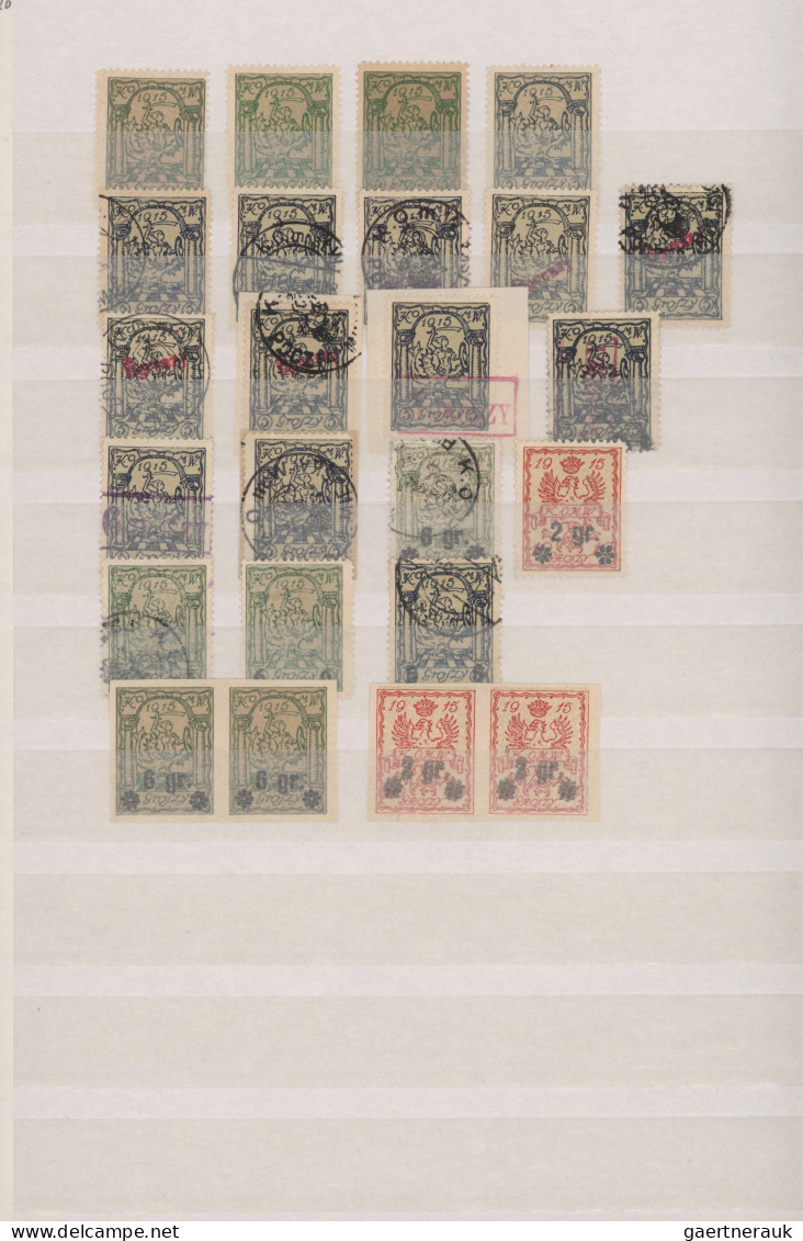 Poland: 1915/1934, Used And Mint Balance On Stockpages, Comprising E.g. A Nice P - Gebruikt