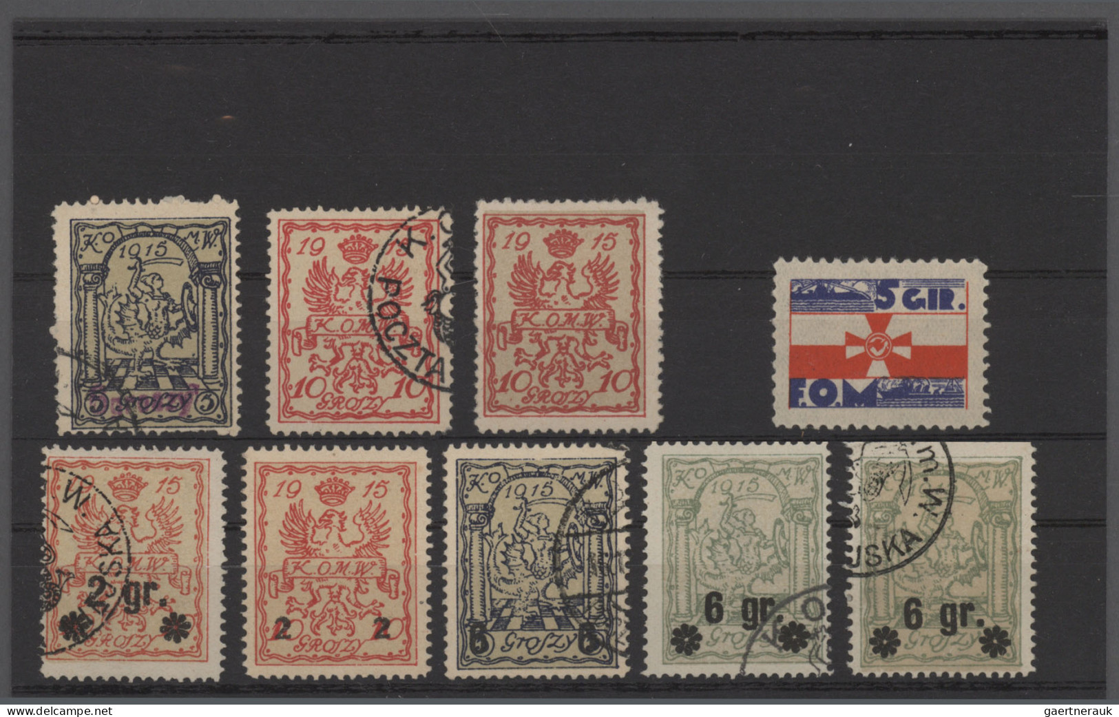 Poland: 1918/1970 (ca.), Sophisticated Balance On Stockcards, Comprising E.g. 19 - Used Stamps