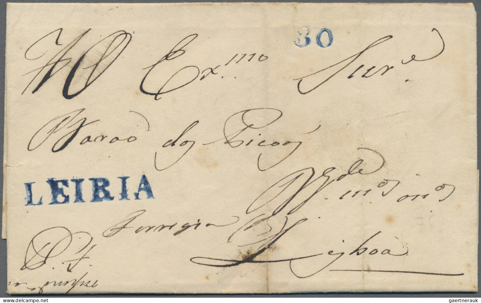 Portugal -  Pre Adhesives  / Stampless Covers: 1800 (c.)-1857 Collection Of 10 C - ...-1853 Prefilatelia