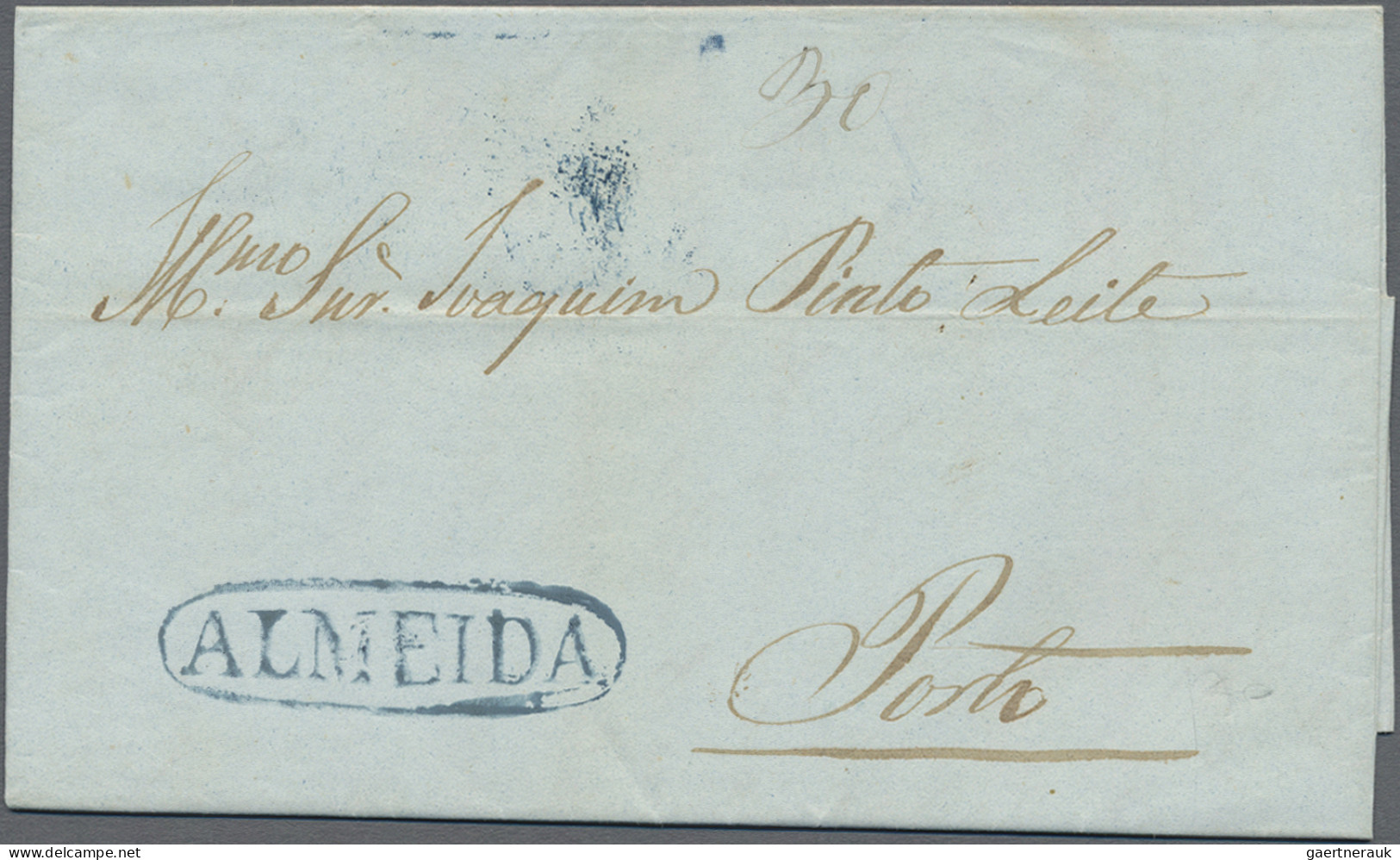 Portugal -  Pre Adhesives  / Stampless Covers: 1800 (c.)-1857 Collection Of 10 C - ...-1853 Prephilately