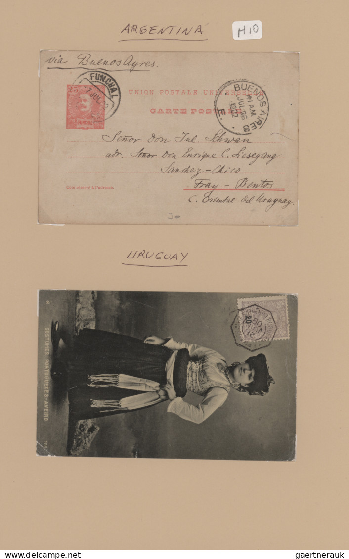 Portugal: 1895/1910 ca. "Don Carlos I.": Collection of 237 covers, postcards and