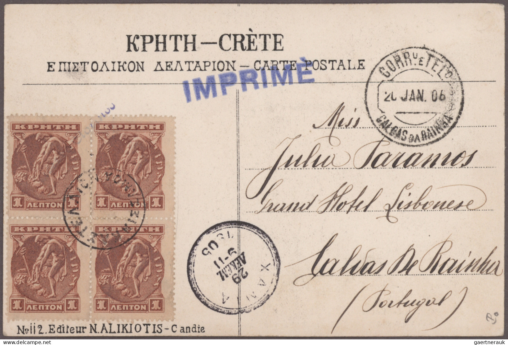 Portugal: 1904/1920 Incoming Mail: Collection Of 12 Picture Postcards, Two Cover - Briefe U. Dokumente