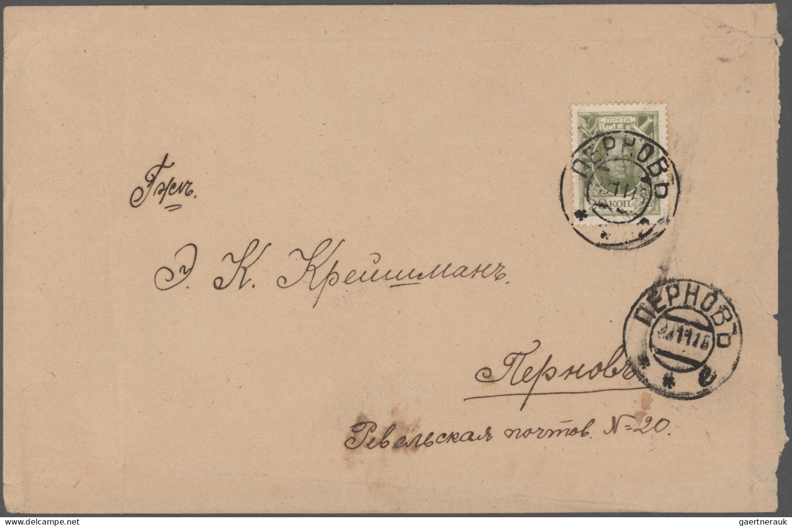 Russia: 1789-1917 More than 100 letters, covers and postcards, with several earl