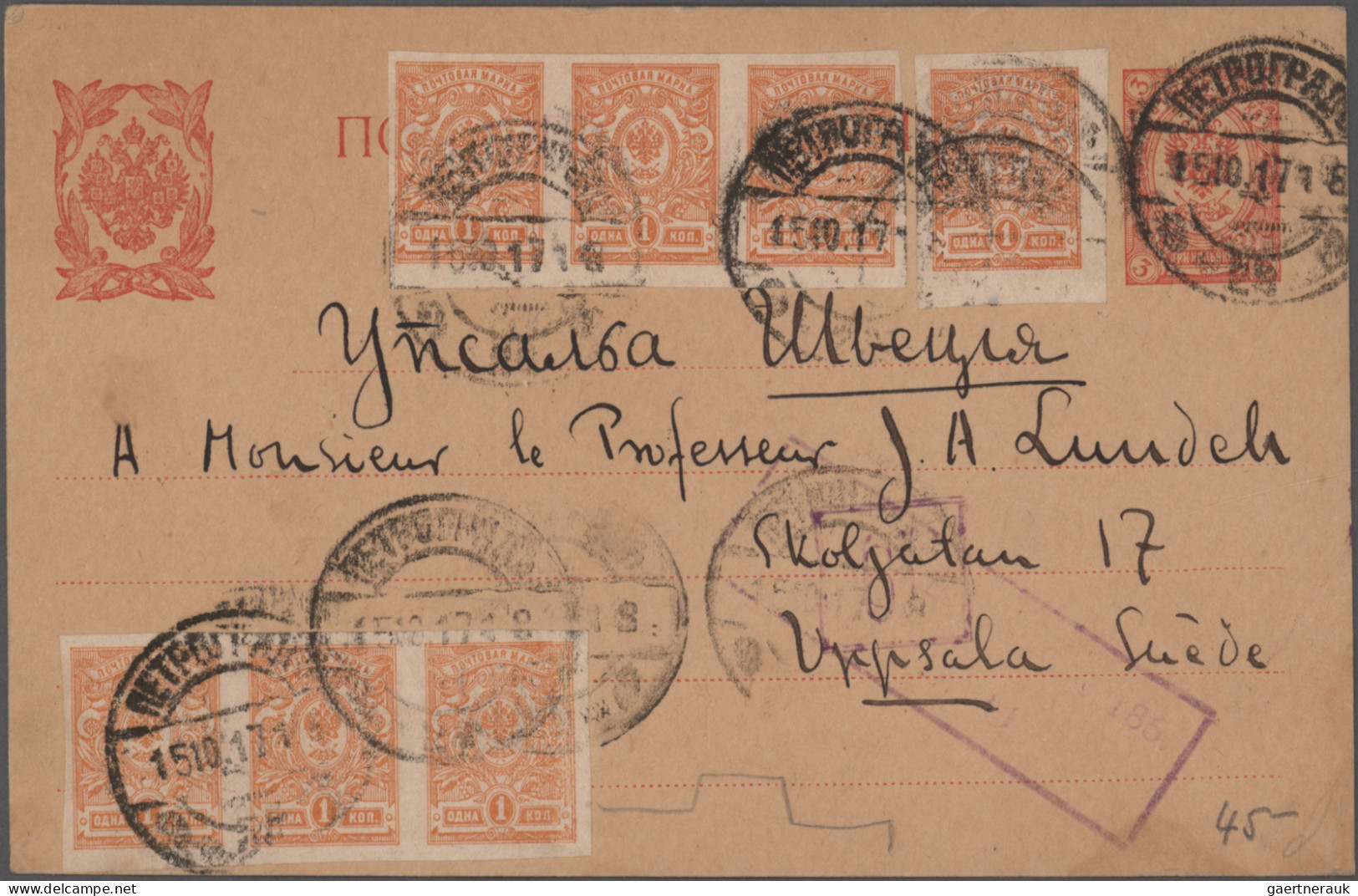 Russia - Postal Stationary: 1848-1920 Collection Of More Than 130 Postal Station - Interi Postali
