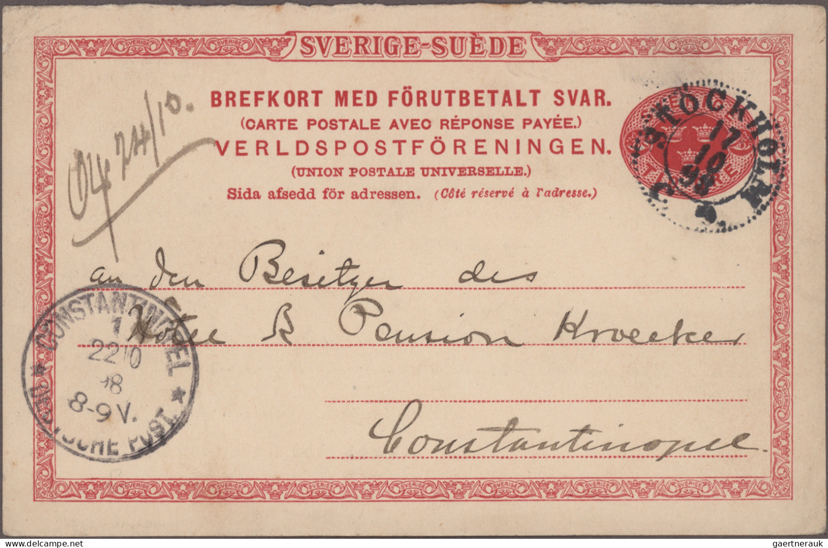 Sweden: 1855/1990 (approx.), interesting and well-stocked collections from the f