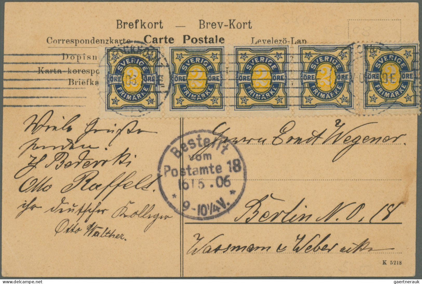 Sweden: 1870/1970 (ca.), Almost Exclusively Up To 1940s, Sophisticated Balance O - Covers & Documents