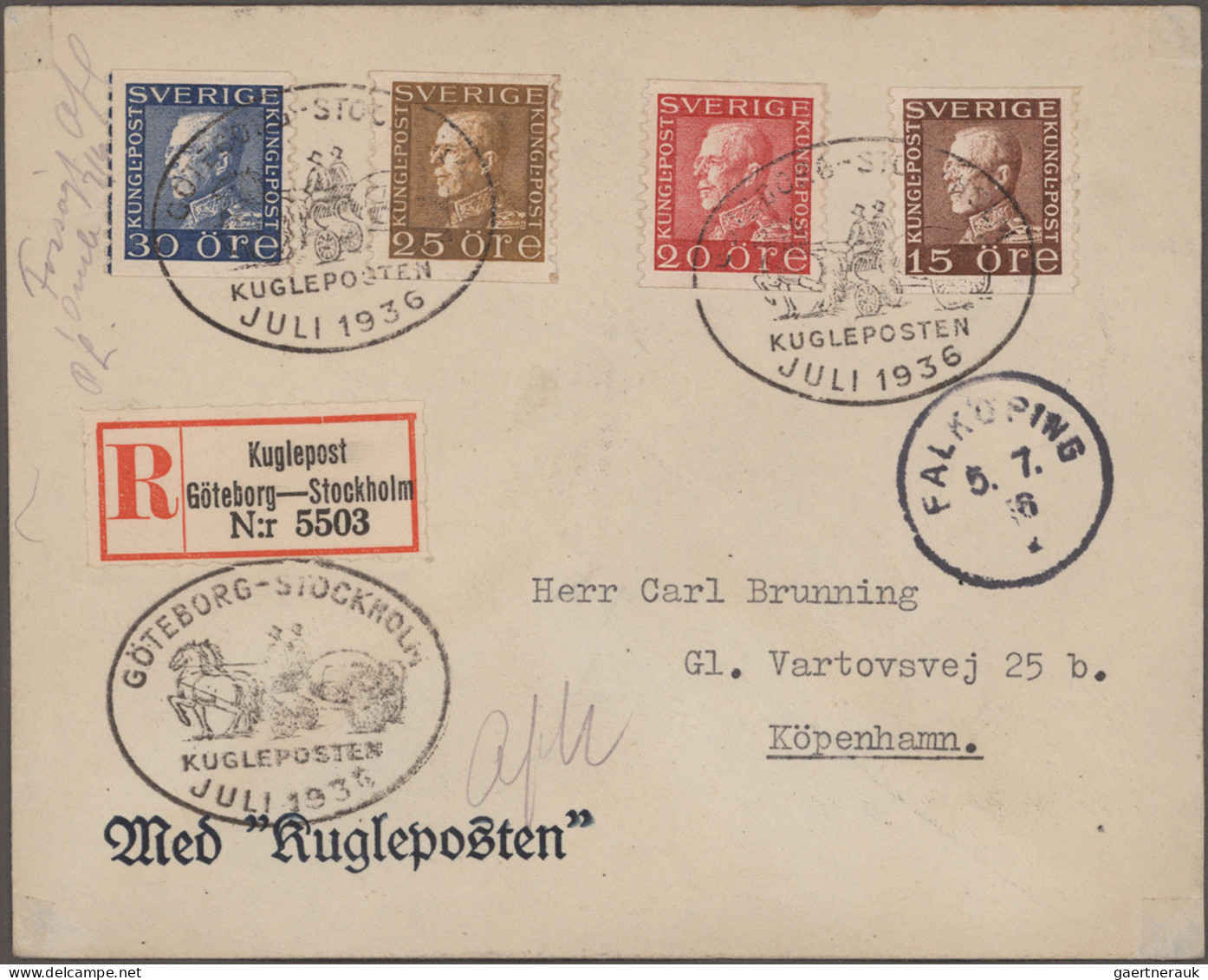 Sweden: 1880/2015 (ca.), Balance Of Apprx. 235 Covers/cards/stationeries, Showin - Brieven En Documenten
