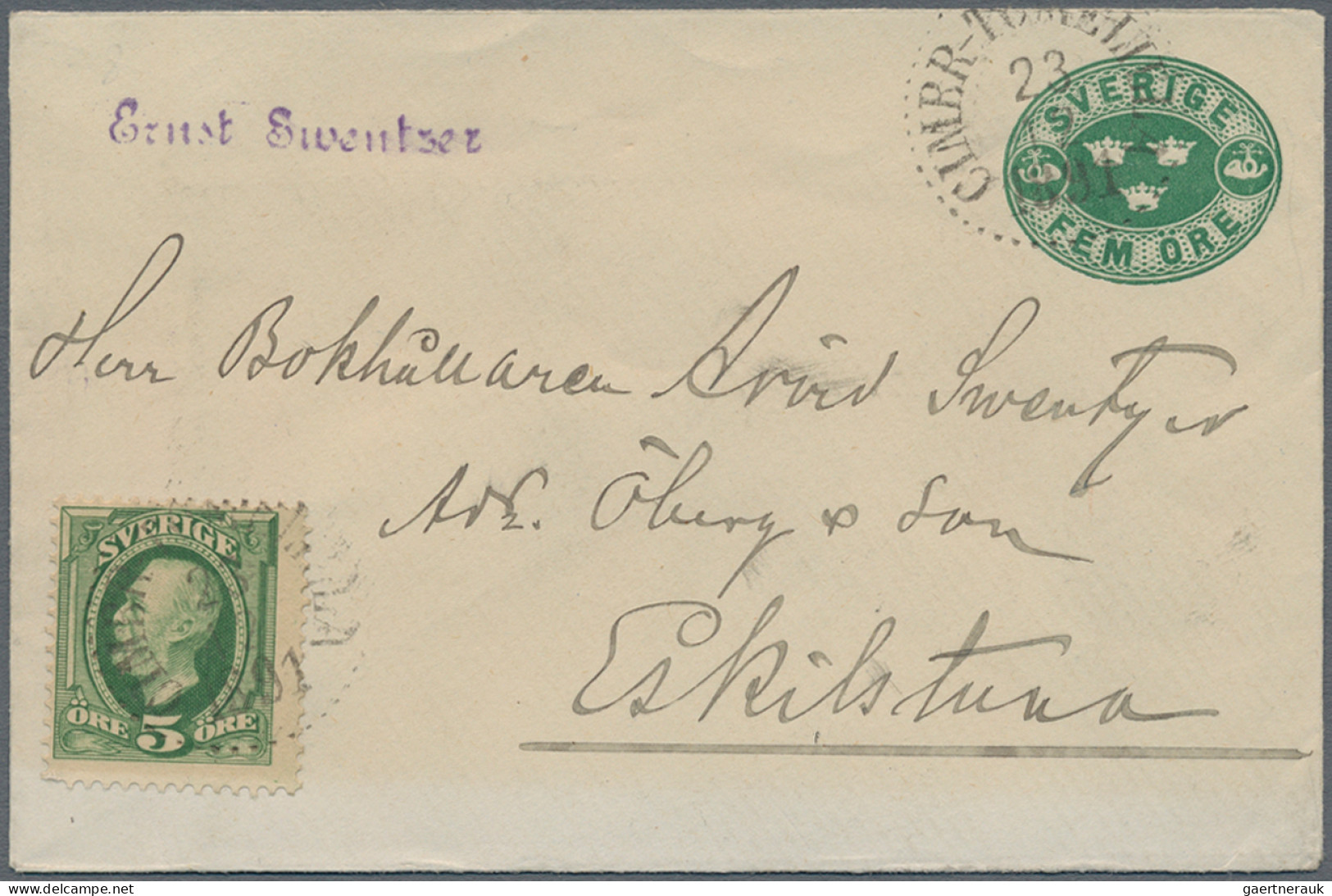 Sweden - Postal Stationery: 1878-1940's (c.): About 115 Postal Stationery Items - Entiers Postaux