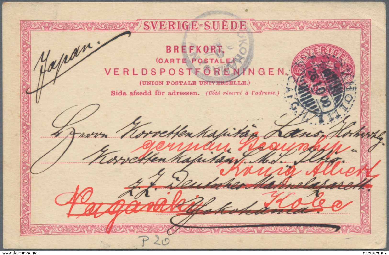 Sweden - Postal Stationery: 1880/1990 (ca.), Collection Of Apprx. 200 Used And U - Enteros Postales