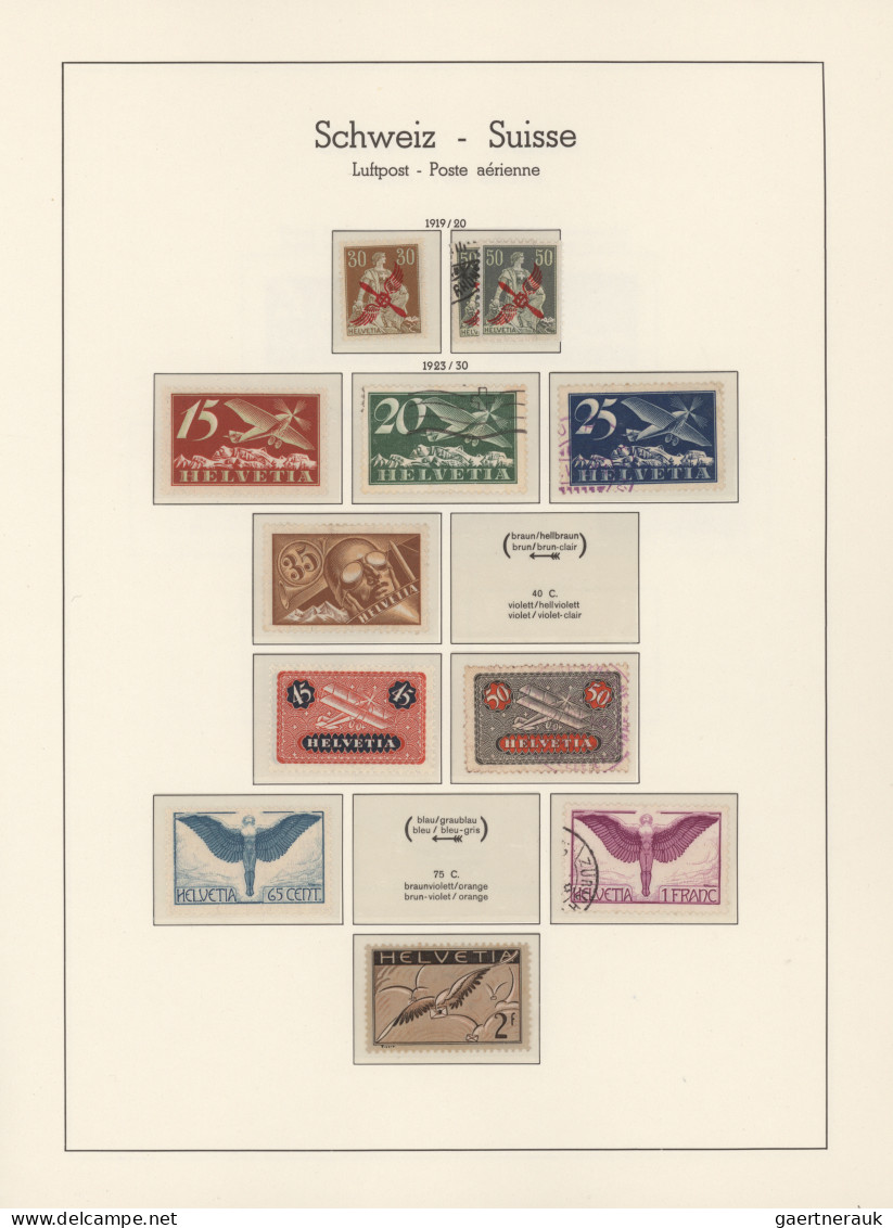 Schweiz: 1846/2012, Sammlung Anfangs Lücken Meist Gebraucht Gesammelt Mit Vielen - Lotes/Colecciones