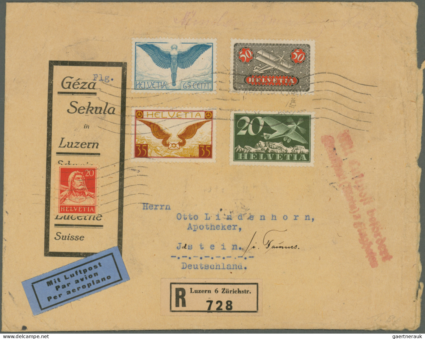 Schweiz: 1860/2000 (ca.), Praktisch Nur Bis Ca. 1960, Vielseitige Partie Von Ca. - Collections