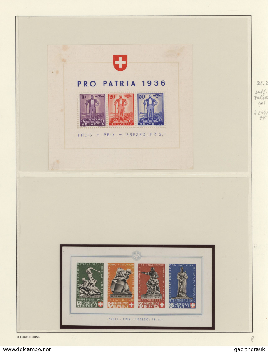 Schweiz: 1862/2008, Vielseitiges Und Ergiebiges Konglomerat Im Leuchtturm-Drehst - Lotes/Colecciones