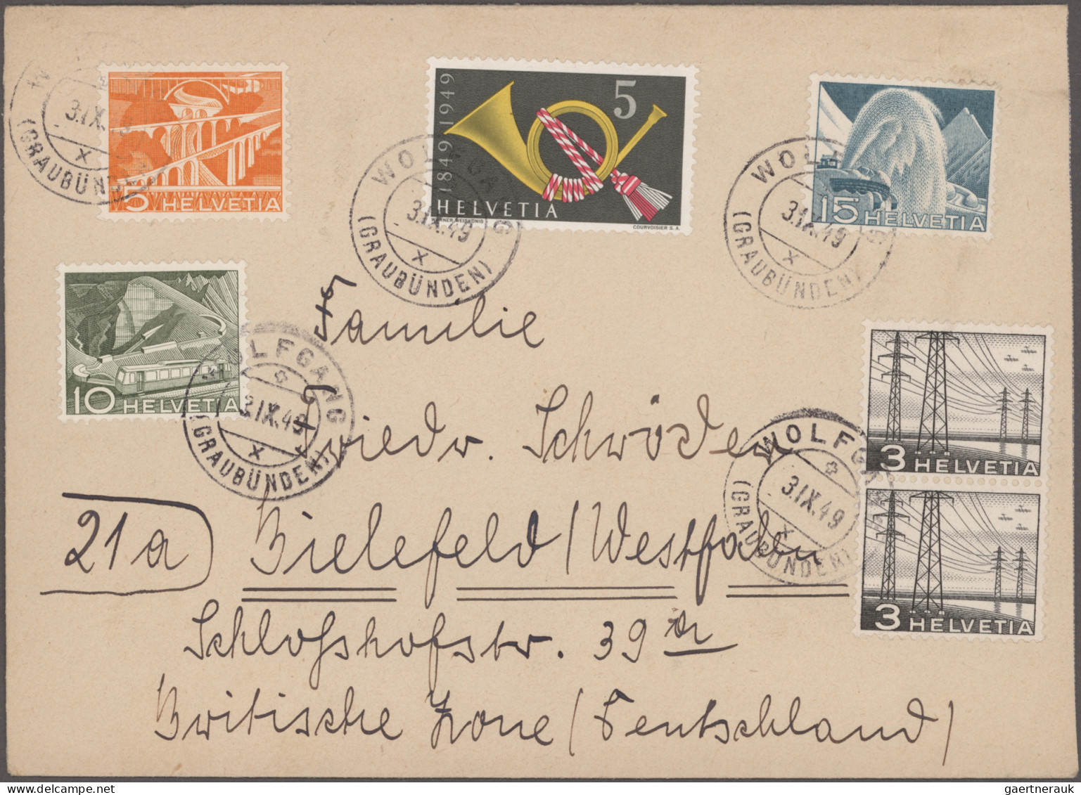 Schweiz: 1900/1990 (ca.), umfangreicher Bestand von ca. 280 Briefen und Karten i
