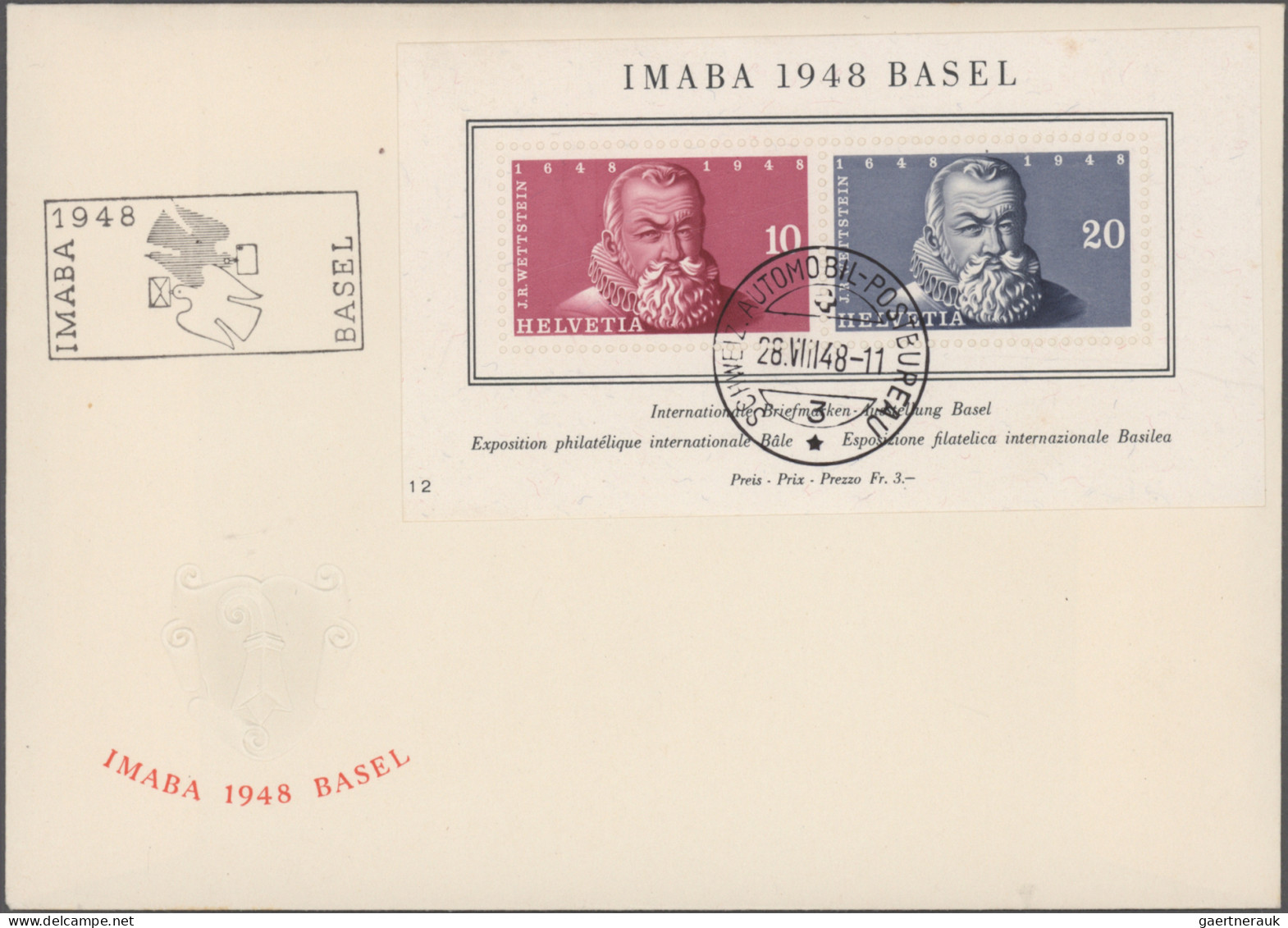 Schweiz: 1937/1959, saubere Sammlung von 34 Belegen, meist FDCs, mit ausschließl