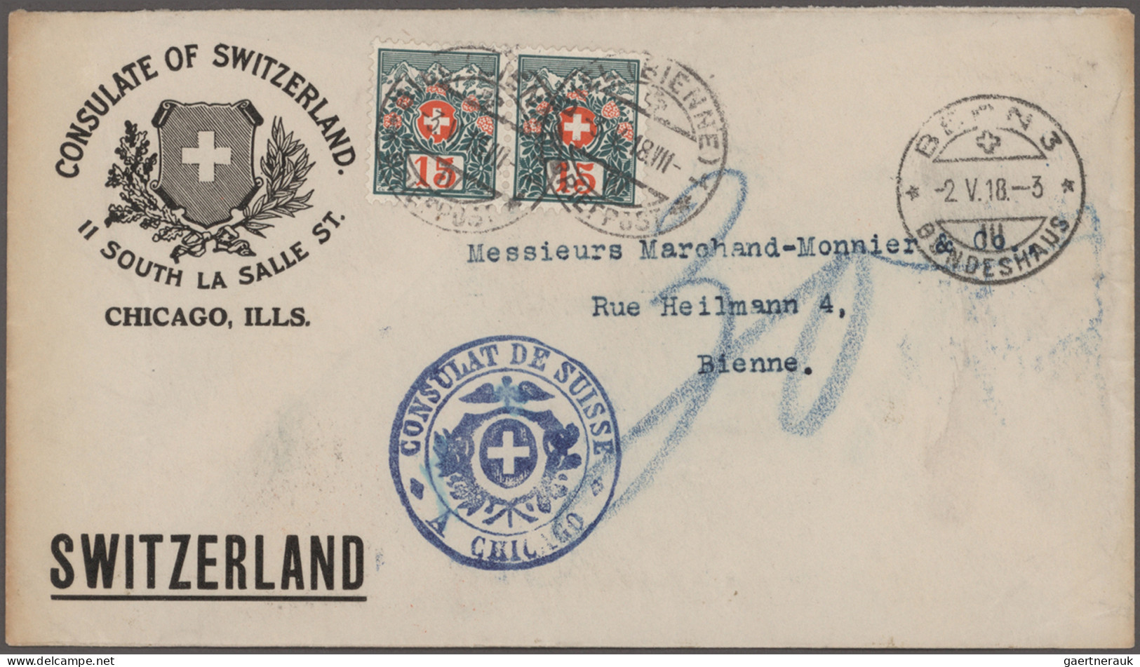 Schweiz - Portomarken: 1900-1940 (c.): Kollektion Von 120 Briefen Und Postkarten - Postage Due