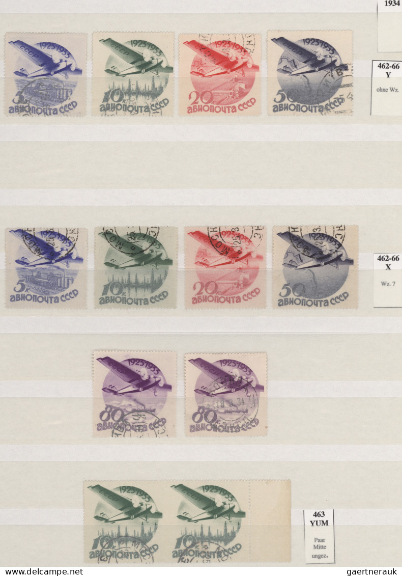 Sowjet Union: 1923-1991: Specialized Collection Of Mint And/or Used Stamps, Souv - Gebruikt