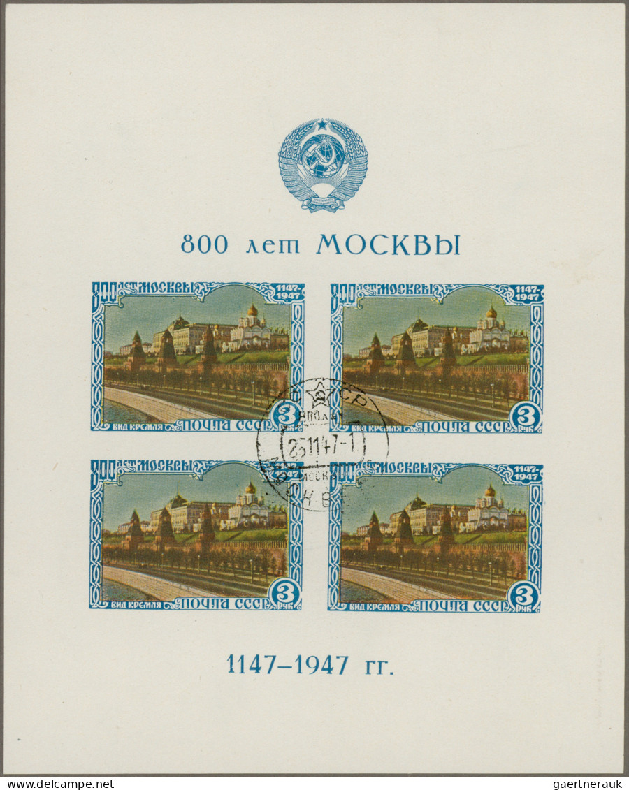 Sowjet Union: 1923-1991: Specialized collection of mint and/or used stamps, souv