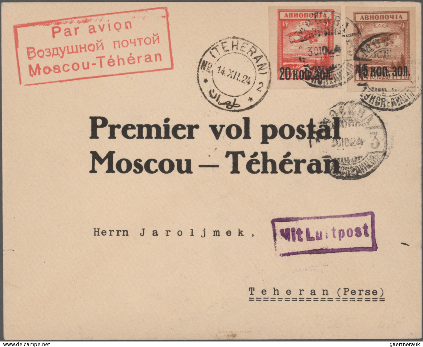 Sowjet Union: 1924-1990: About 450 Covers, Postcards, FDCs And Postal Stationery - Cartas & Documentos