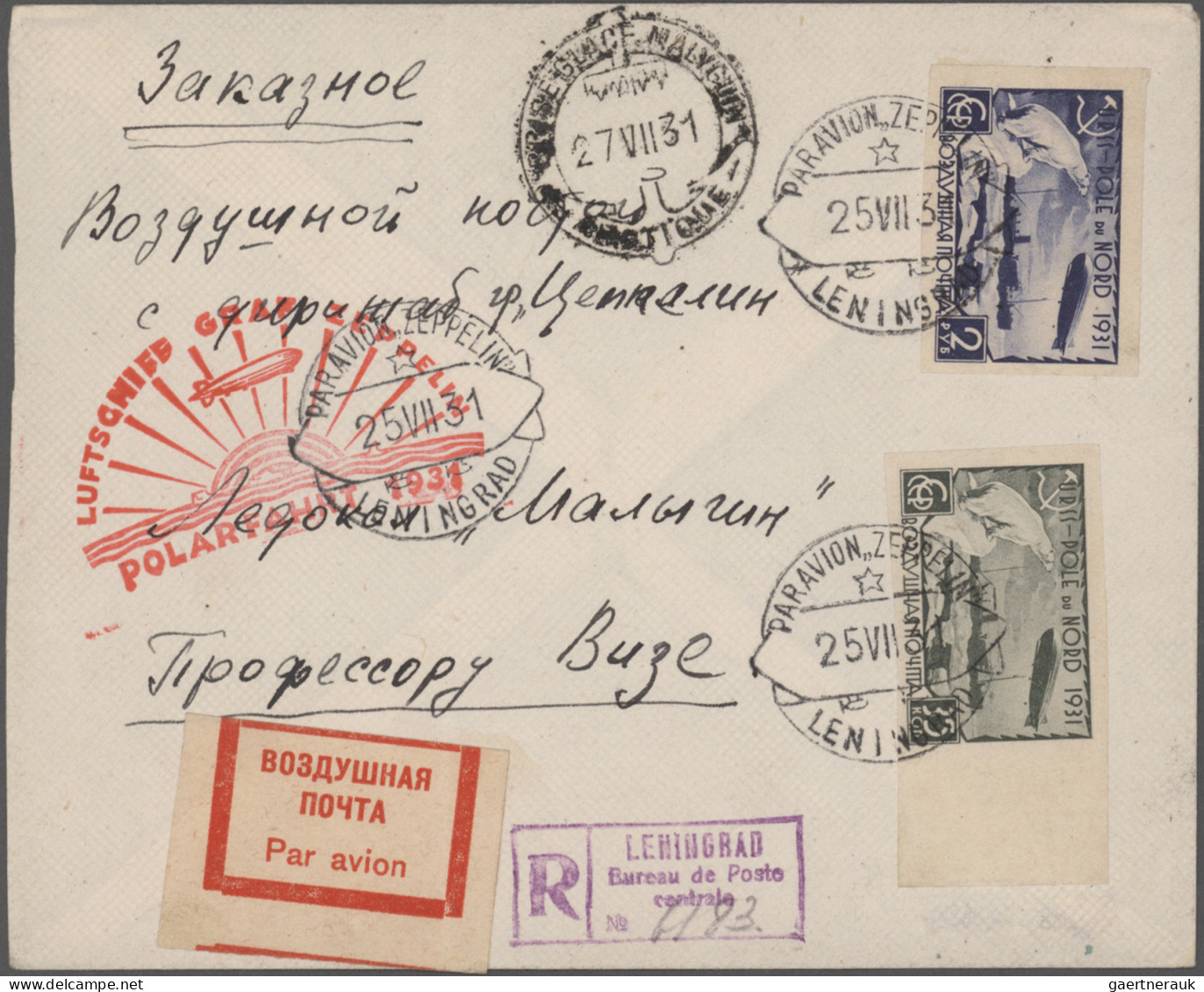 Sowjet Union: 1924-1990: About 450 Covers, Postcards, FDCs And Postal Stationery - Brieven En Documenten