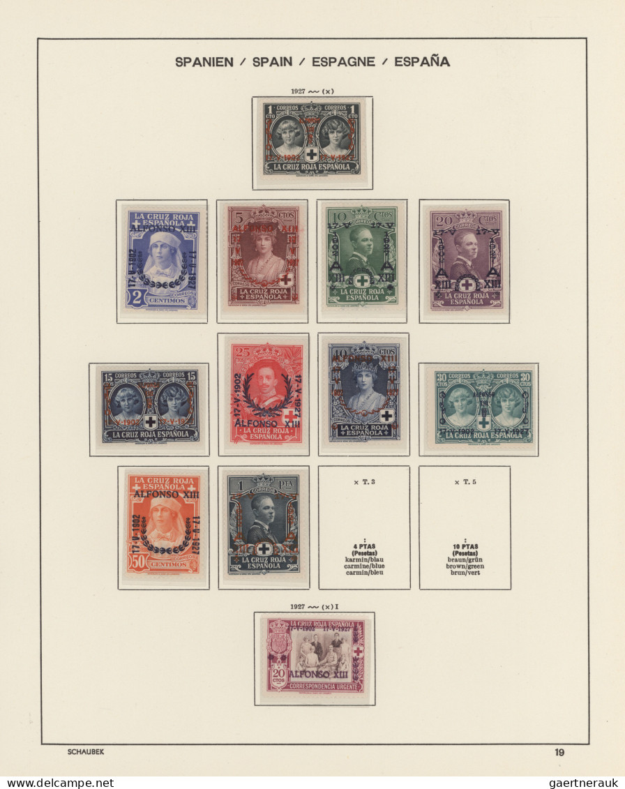 Spain: 1850/1939, Mint And Used Collection From Classic Period On Schaubek Pages - Andere & Zonder Classificatie